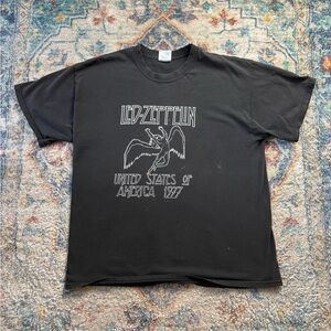 Vintage Led Zeppelin Band T-shirt Size XL